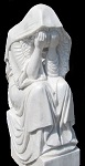 Фигурные гранитные памятники (надгробия)